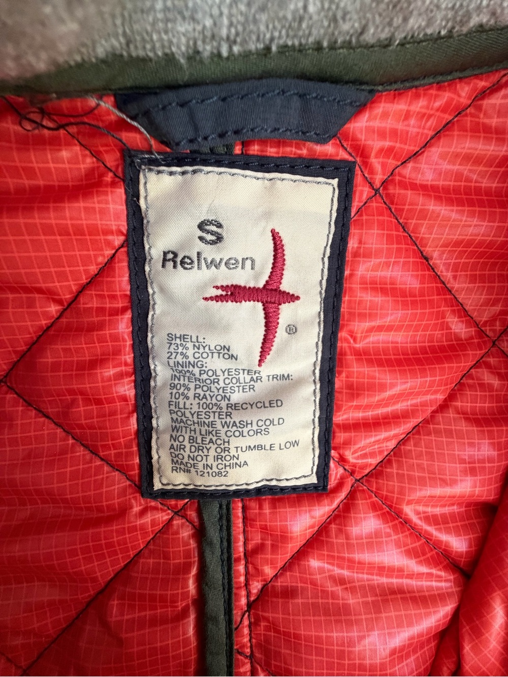 Relwen Men's Quilted Jacket - Casual Lightweight Coat - Picture 2 of 6